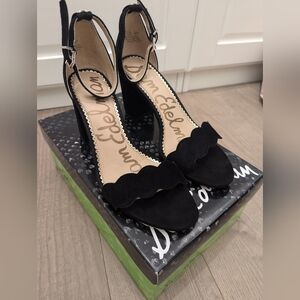 Sam Edelman Odila Black Suede Sandal Size 6.5